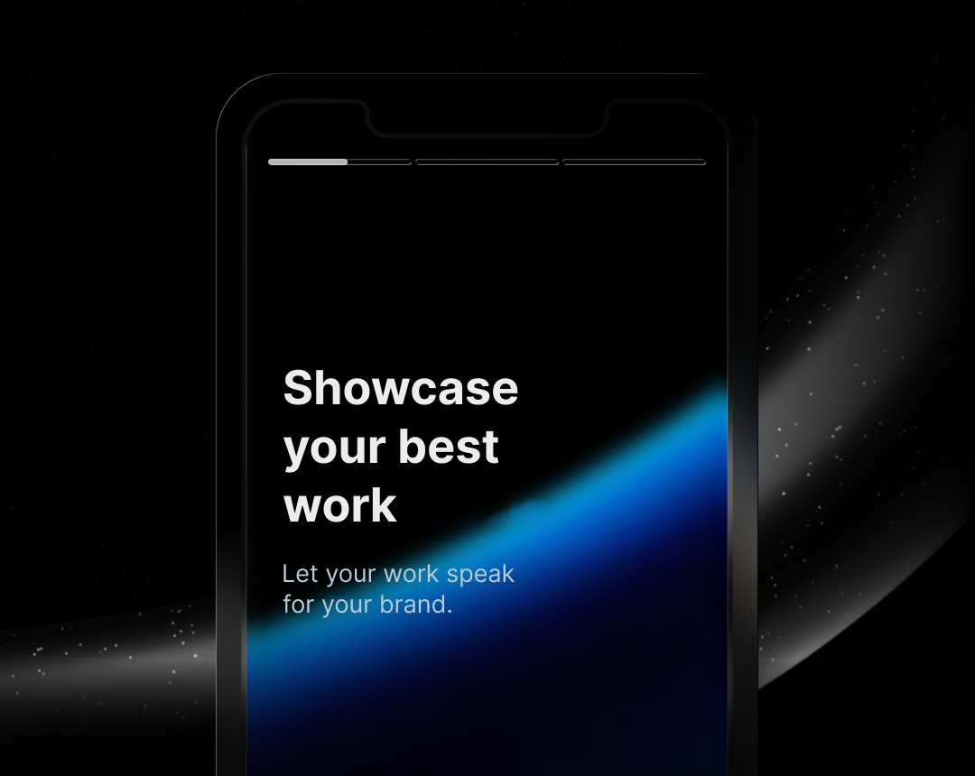 Portfolio - Show your work through portfolios — capture your brand and share it everywhere